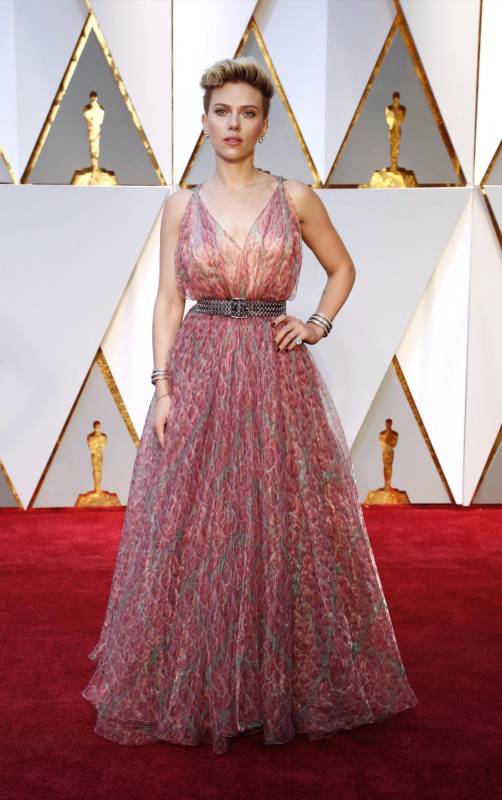 Scarlet Johanson una de las más esperadas de la noche. FOTO EFE