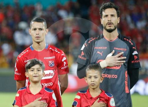 Andrés Ricaurte, David González y Germán Cano del DIM fueron ubicados en el once ideal de la Dimayor en la Liga Águila-2. FOTO MANUEL SALDARRIAGA
