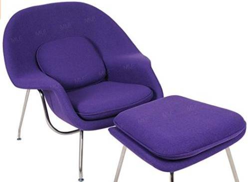 Un ejemplo del tono ultravioleta en un mueble de Eero Saarinen. FOTO Cortesía Pantone/Amazon