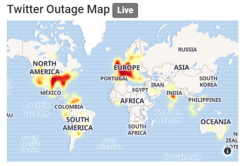 Ahora le tocó a Twitter: se cayó en varios países