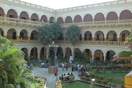 Aspecto de la Universidad de Cartagena. FOTO EL UNIVERSAL