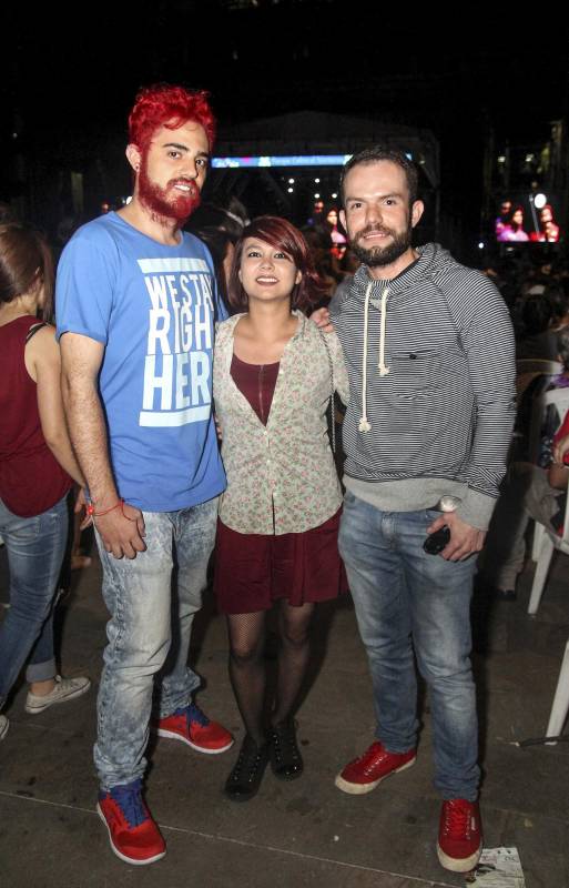 David Cardona, Alejandra Betancourt y Sergio Bautista. Foto Cámara Lúcida.