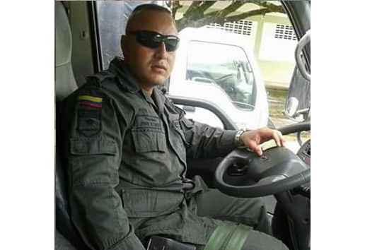 Jorge Betancur, patrullero antioqueño. FOTO CORTESÍA