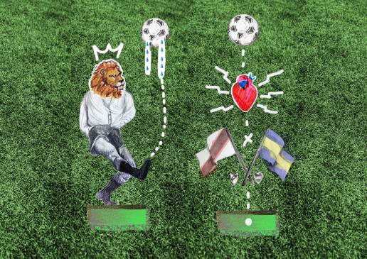 Hay cosas que deben hacerse y los delanteros deben hacer goles, aunque a veces duelan. Ilustración: Don Repollo