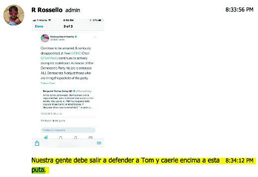 Conversaciones filtradas entre funcionarios de la isla con contenido insultante desataron protestas que piden su renuncia.
