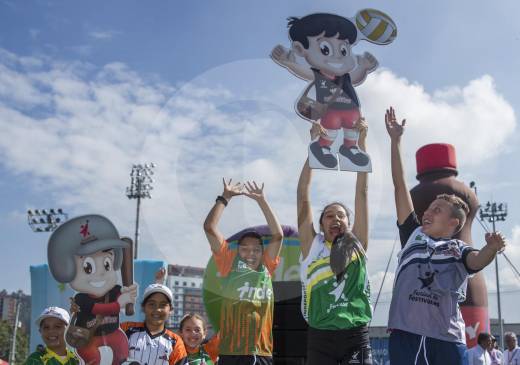 Desde hoy, 5.278 niños buscarán ser los mejores en su deporte. FOTO edwin bustamante 