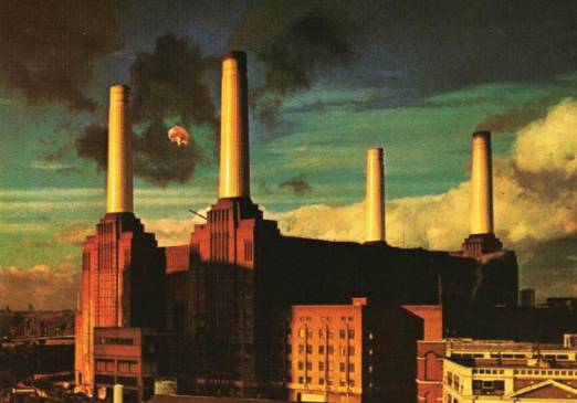 Esta fue la portada de Animals, el disco de Pink Floyd de 1977. FOTO Cortesía