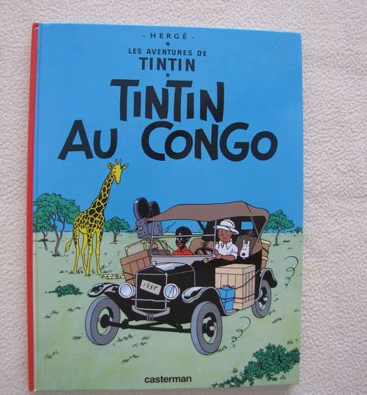 Tintin en el Congo narra el viaje del protagonista hasta el país africano para hacer un reportaje. FOTO Cortesía Catawiki. 