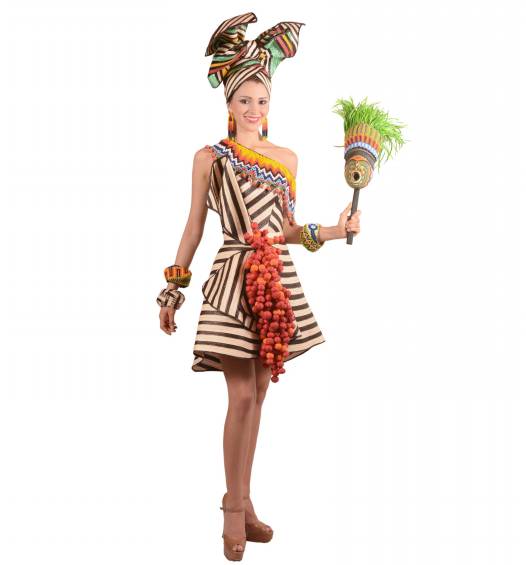 Mejor traje artesanal: Srta. Bogotá, Paula Milena Clavijo Díaz