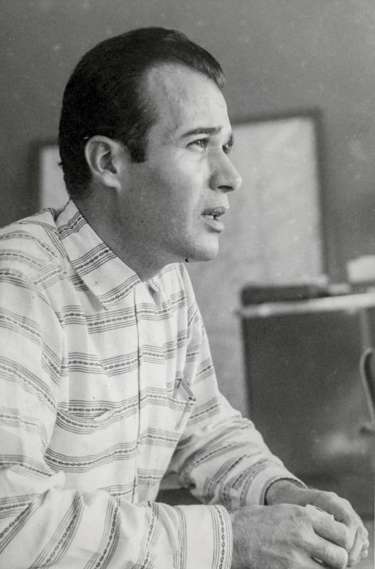 1958, después de regresar al país tras un exilio de 7 años 