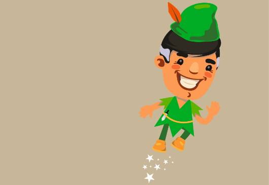 El síndrome de Peter Pan es descrito en psicología como inmadurez personal, una especie de juventud eterna en un mundo poco real. Foto: Shutterstock