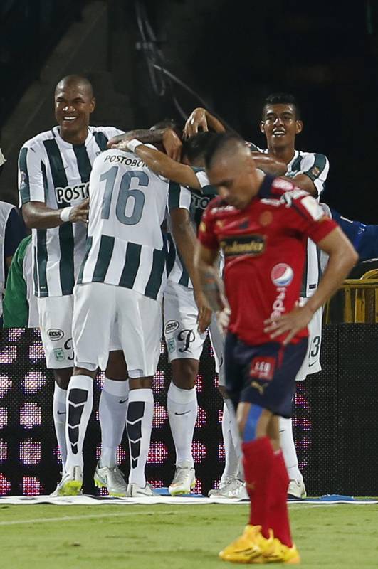 El gol del venezolano Alejandro Guerra en el segundo tiempo desequilibró un encuentro muy parejo. FOTO HENRY AGUDELO