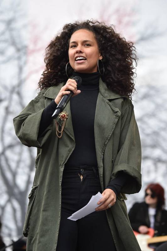 Cantante Alicia Keys. FOTO AFP
