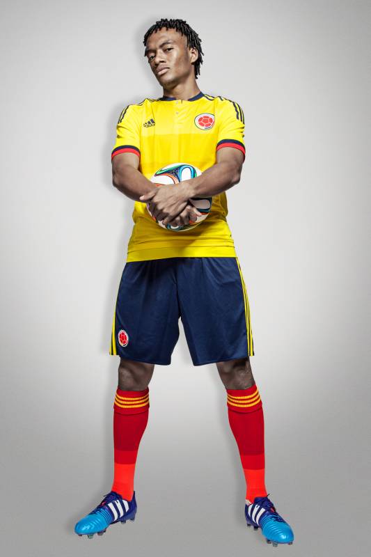 La bandera simboliza la unidad de Colombia bajo el fútbol y bajo la camiseta de la Selección”. FOTO CORTESÍA ADIDAS