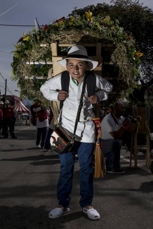 Descripción: Simón Grajales, vereda El Llano, 12 años. Foto: Santiago Mesa.