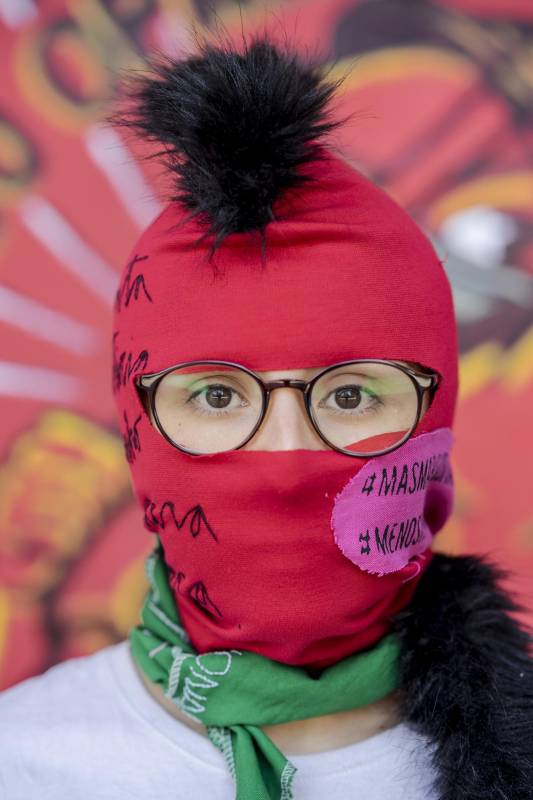 Eliminar el patriarcado del sistema judicial es una de las exigencias de estos colectivos feministas. Foto: Luis Bernardo Cano