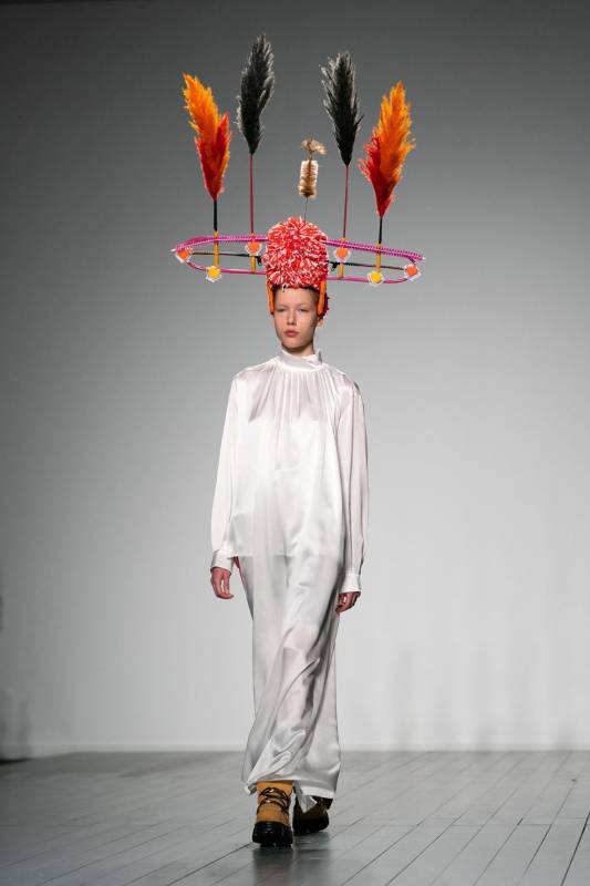 Semana de la Moda en Londres, Inglaterra. Desfile de la firma PushButton. Foto: EFE