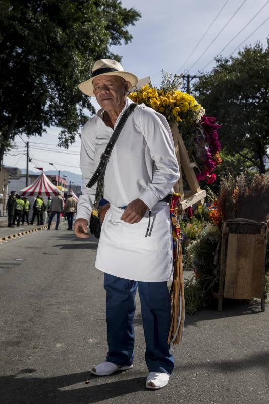 Óscar Atehortúa, Santa Elena, 71 años. Foto: Santiago Mesa.