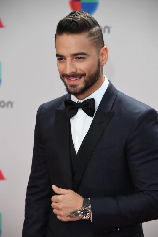 Maluma es el colombiano más nominado. FOTO AFP