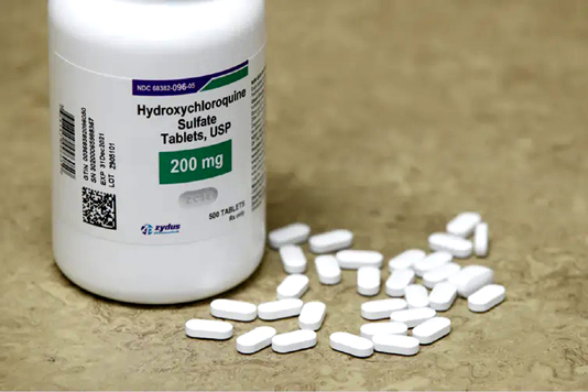 La hidroxicloroquina es un medicamento utilizado desde hace décadas en enfermos de malaria y de afecciones reumáticas. Foto: AFP