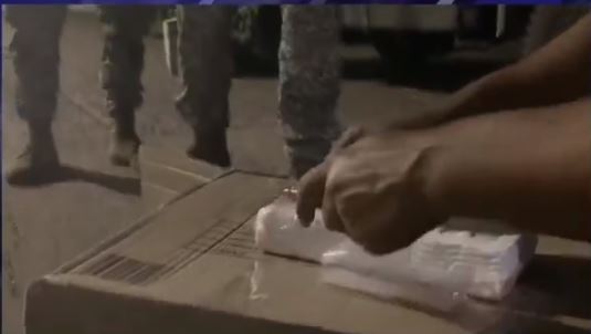 Captura de pantalla de un video sobre incautación de coca. FOTO Presidencia.