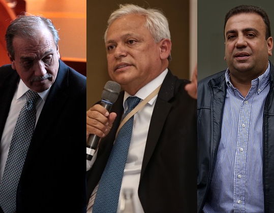 Luis Alfredo Ramos, Hernán Andrade y Musa Besaile. FOTOS COLPRENSA
