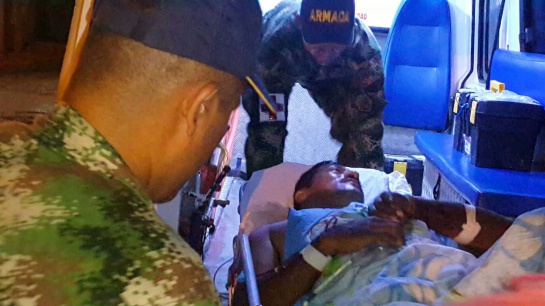 De las víctimas civiles de las minas antipersona en 2015,14 murieron y 42 quedaron heridas. FOTO CORTESÍA ARMADA