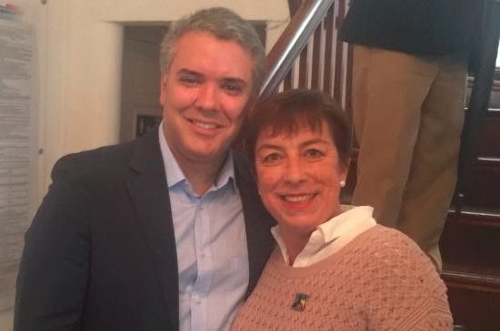 Claudia Ortiz ha sido líder regional del Centro Democrático y participó en la campaña de Iván Duque a la presidencia. Foto tomada de Twitter