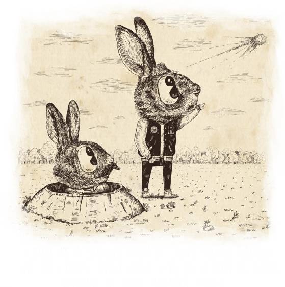 Un error en el pensamiento es considerar algo verdadero solo porque no hay pruebas que demuestren que no lo es. Ilustración Cortesía Alejandro Giraldo para Un libro ilustrado de los Malos Argumentos