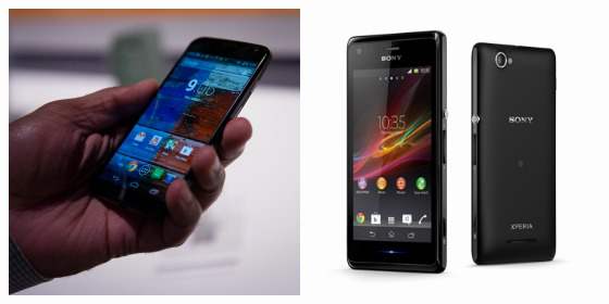 Motorola y Sony compiten en la alta gama. Foto Bloomberg y Cortesía