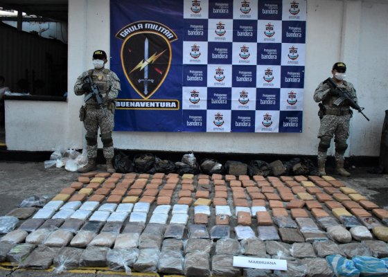 Los criminales pretendían distribuir la droga en Centroamérica. FOTO Archivo Armanda Nacional