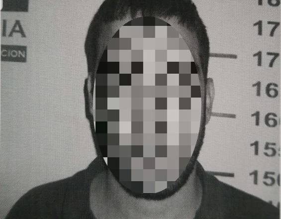 Alias “Netflix” fue encontrado debajo de la cama en una operación de allanamiento. Foto: Especial para El País