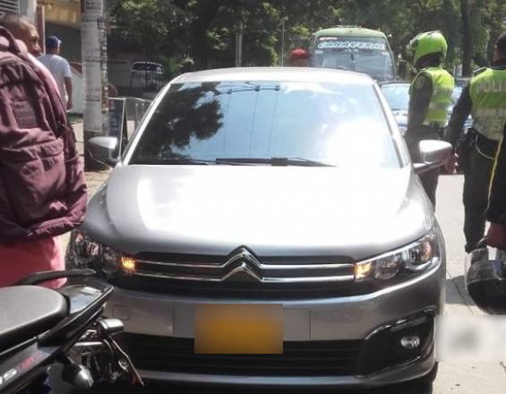 El fiscal se movilizaba en un carro particular. FOTO COLPRENSA / EL PAÍS DE CALI