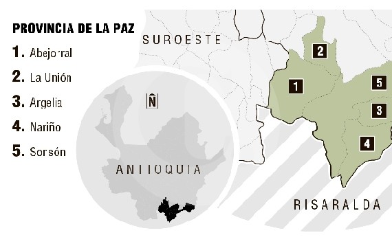 Provincias y Áreas reconfigurarían a Antioquia