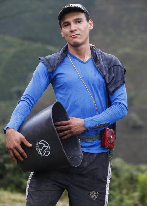 Retrato de Cristían Castañeda, Andes. Foto: Manuel Saldarriga
