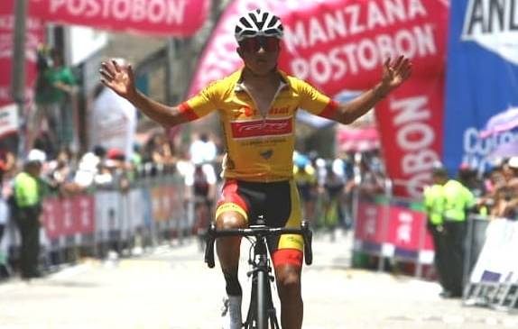 Corredor del equipo Avinal GW Carmen de Viboral, Alexander Cepeda. FOTO FACEBOOK TEAM AVINAL