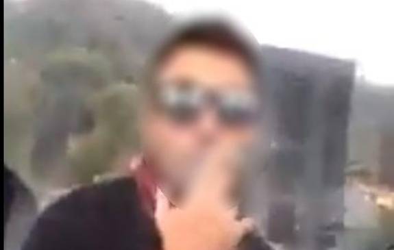 Captura tomada del clip de redes sociales. Cortesía redes sociales. 