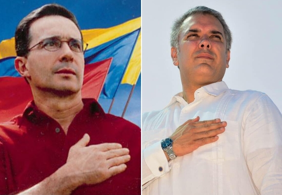 Según expertos, la nueva imagen del presidente Duque es un retorno al mito fundacional de la Seguridad Democrática, inspirada en Álvaro Uribe. FOTOS CORTESÍA
