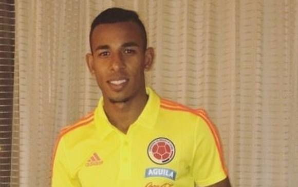 Sebastián Villa, feliz por llamado a la Selección. FOTO TWITTER
