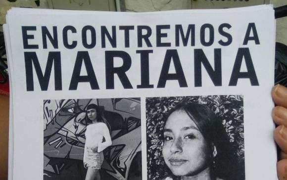 La menor de edad de 13 años desapareció en Caldas el 13 de marzo. FOTO: Cortesía