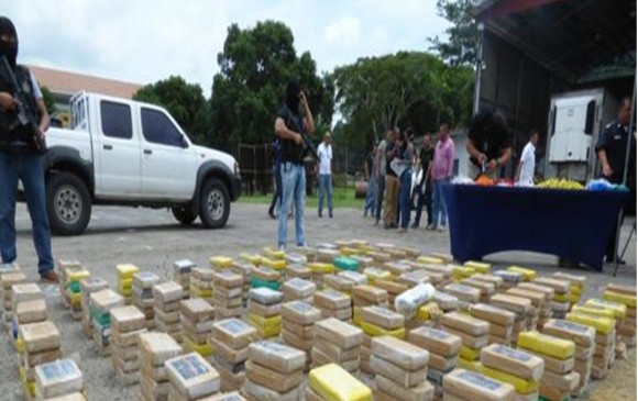 En enero fueron incautados en Panamá 1.496 kilos de cocaína que pertenecían al grupo delicuencial. FOTO COLPRENSA