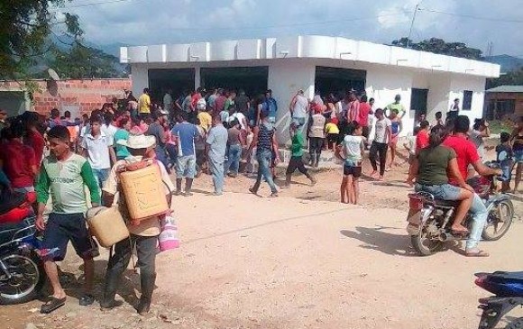 En este establecimiento de El Tarra, en Norte de Santander, fue cometida la masacre de 10 personas en julio de 2018. FOTO: archivo.
