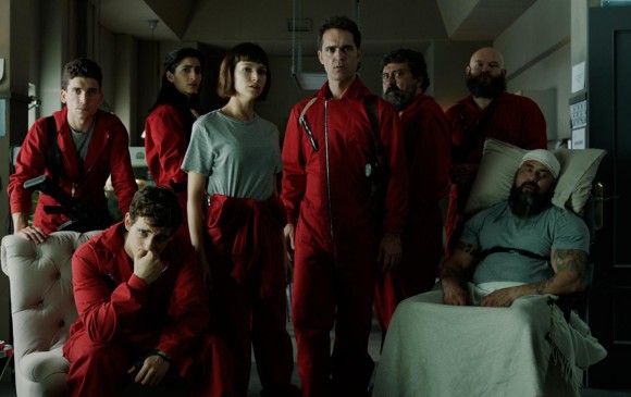 Personajes de la serie española La Casa de Papel. FOTO CORTESÍA NETFLIX