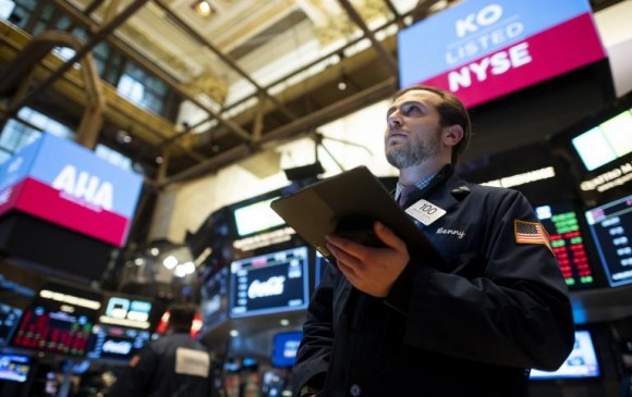 Wall Street reportó una buena jornada de lunes. FOTO AFP