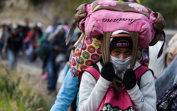 Aunque el fenómeno migratorio más evidente de la actualidad es el venezolano, el gobierno de Ecuador dio a conocer que más del 98 % de los refugiados en ese país es de origen colombiano. FOTO AFP