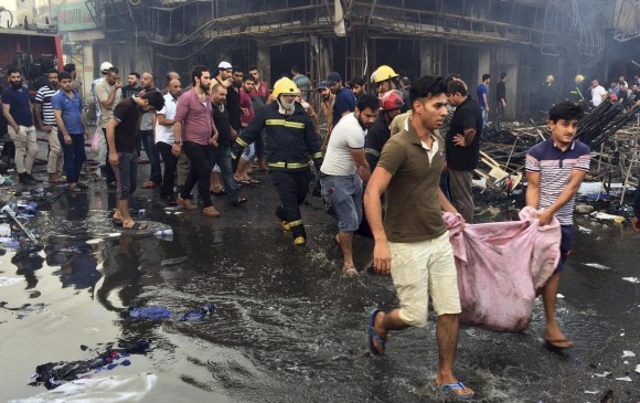 Este es el segundo ataque terrorista en menos de una semana en Bagdad. FOTO AP