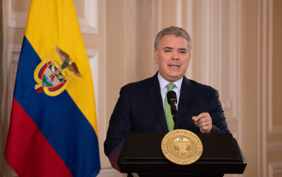 Iván Duque, presidente de Colombia. FOTO: COLPRENSA
