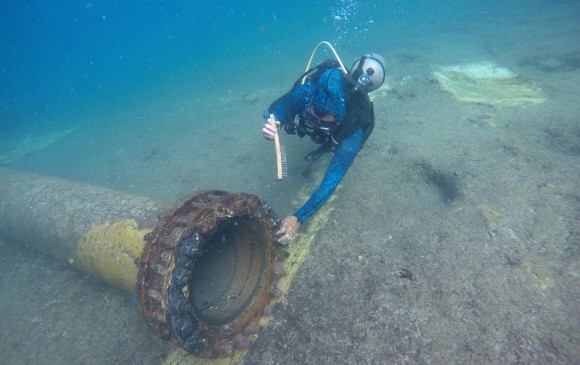 Emisario submarino en San Andrés está reparado en un 50 por ciento