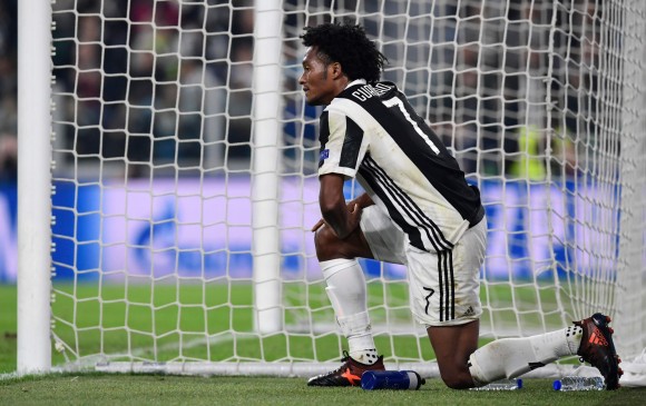 Juan Guillermo Cuadrado en el Juventus. FOTO AFP