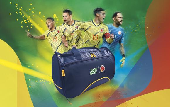 Servientrega ofrece a sus usuarios el “Maletín de la Selección Colombia”. 